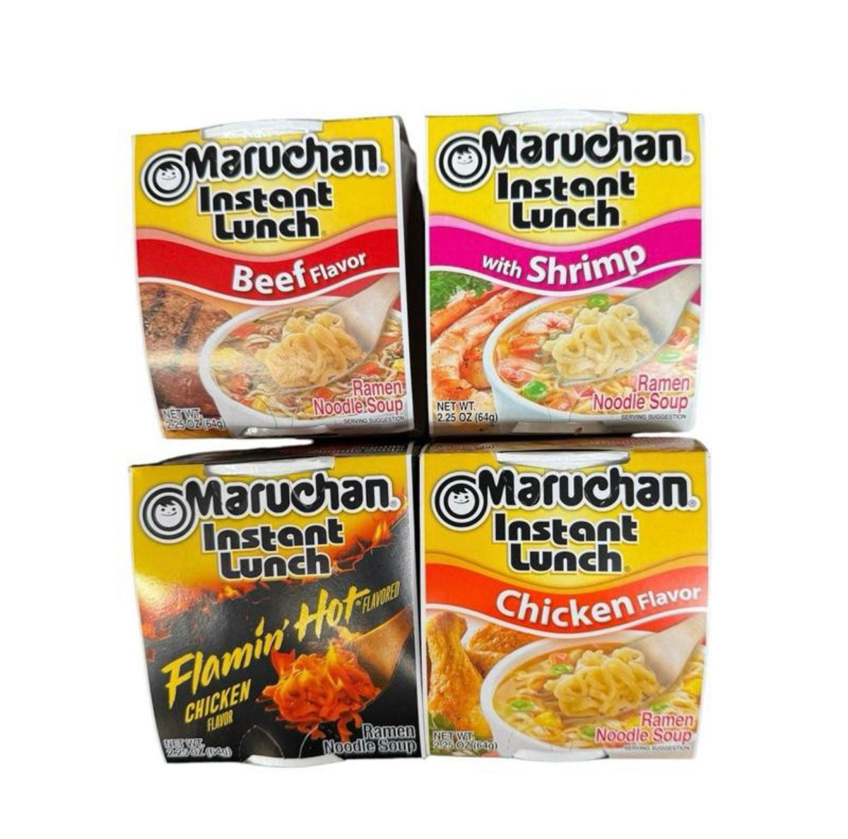 maruさま専用　マルタン　チュウチュウ　おまとめ Maruchan Instant Lunch Bundle of 4 - Beef, Shrimp, Hot Cheetos