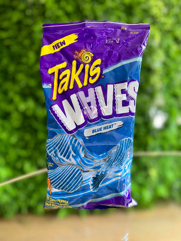Takis Waves Blue Heat Flavor
