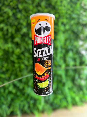 Pringles Sizzlin Spicy Mexican Chili and Lime Flavor (Uk)