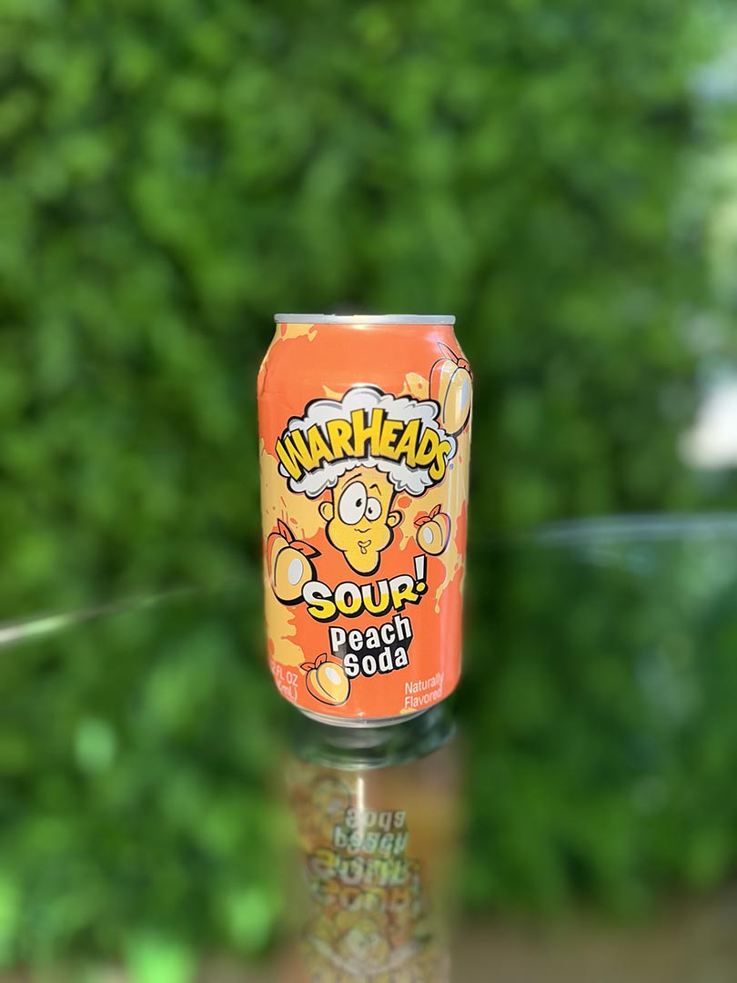 Super Warheads Sour Peach Soda Bussinsnacks 