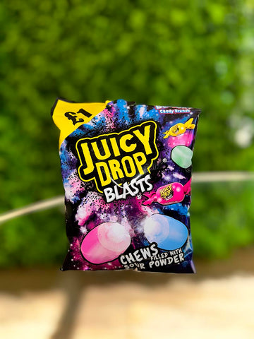 Limited Edition Juicy Drop Blasts Chews Sour Powder Filled (Turkey)