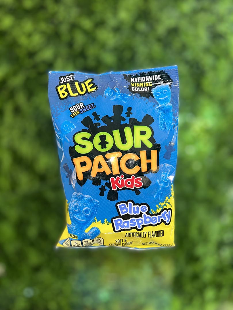 Sour Patch Kids All Blue Raspberry Flavor (Small bag) – BussinSnacks