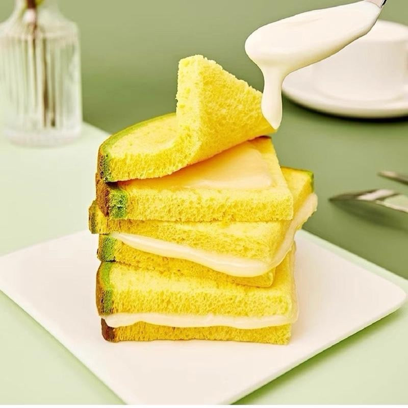 Bundle of 4 Flavor Bread- 1 Watermelon toast, 1 Cantaloupe Toast, 1 Banana Bread, 1 Mango Bread