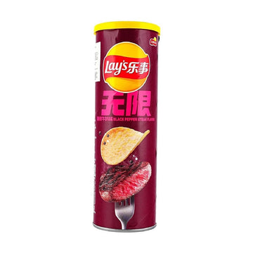Lays Black Pepper Steak STAX (China)