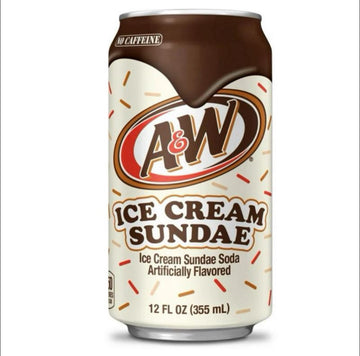 A&W Ice Cream Sundae Flavored Soda