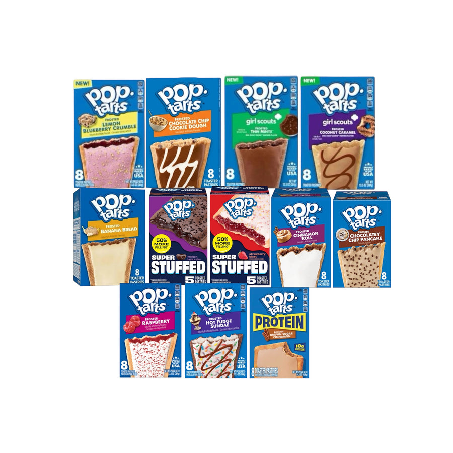 Random Assorted Pop-Tarts Bundle of 3- Cookie Dough, Girl Scouts, Bana ...