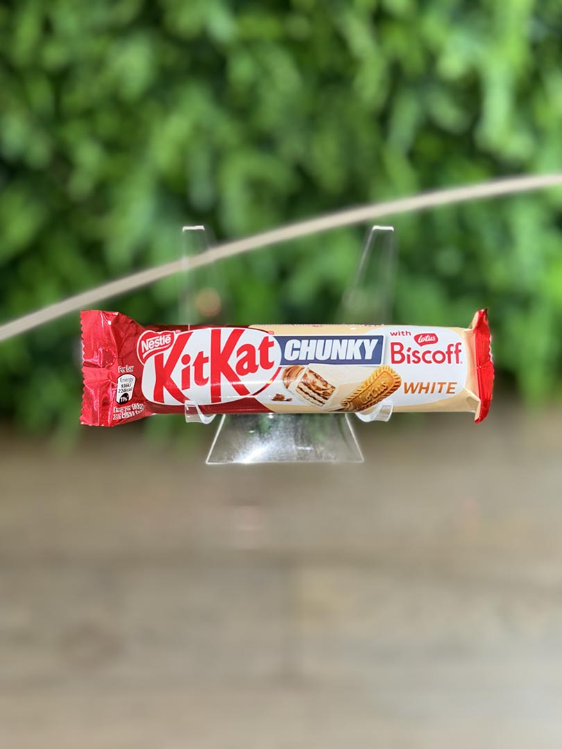 Kit Kat Chunky w/ Biscoff Cookie White (Ireland)