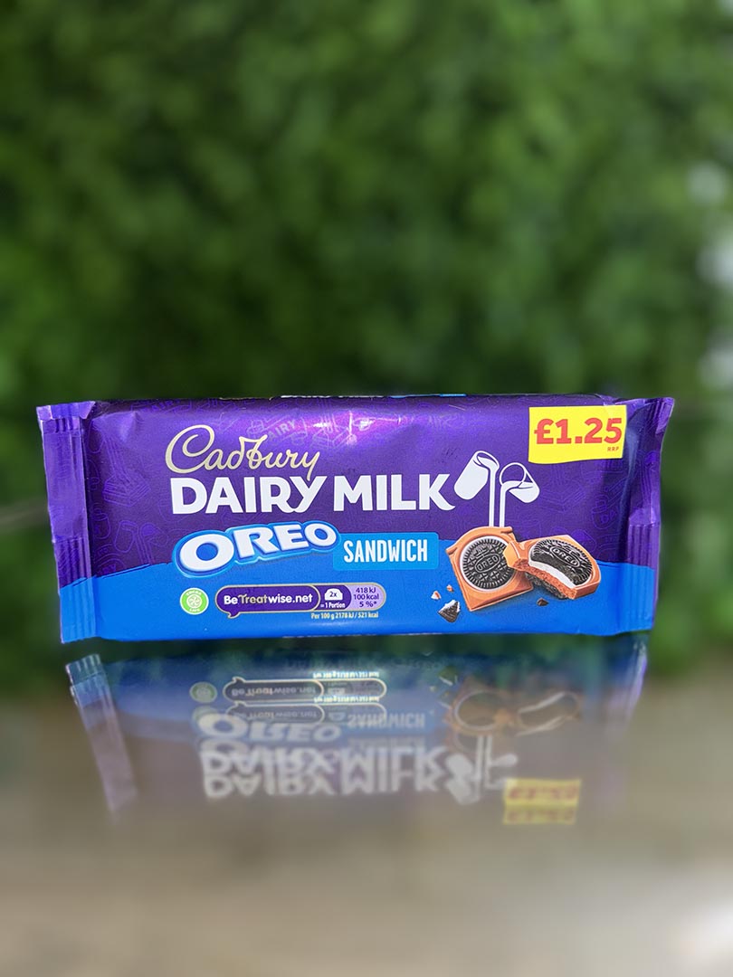 Cadbury Dairy Milk Oreo Sandwich Chocolate Bar (UK)