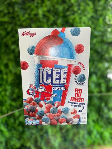 Kellogg's Icee Cereal Cherry and Blue Raspberry
