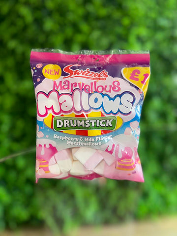 Swizzles Marvellous Mallows Drumstick Raspberry and Milk Flavor (UK)