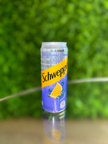Schweppes Blueberry Lemon Soda Flavor (Thailand)