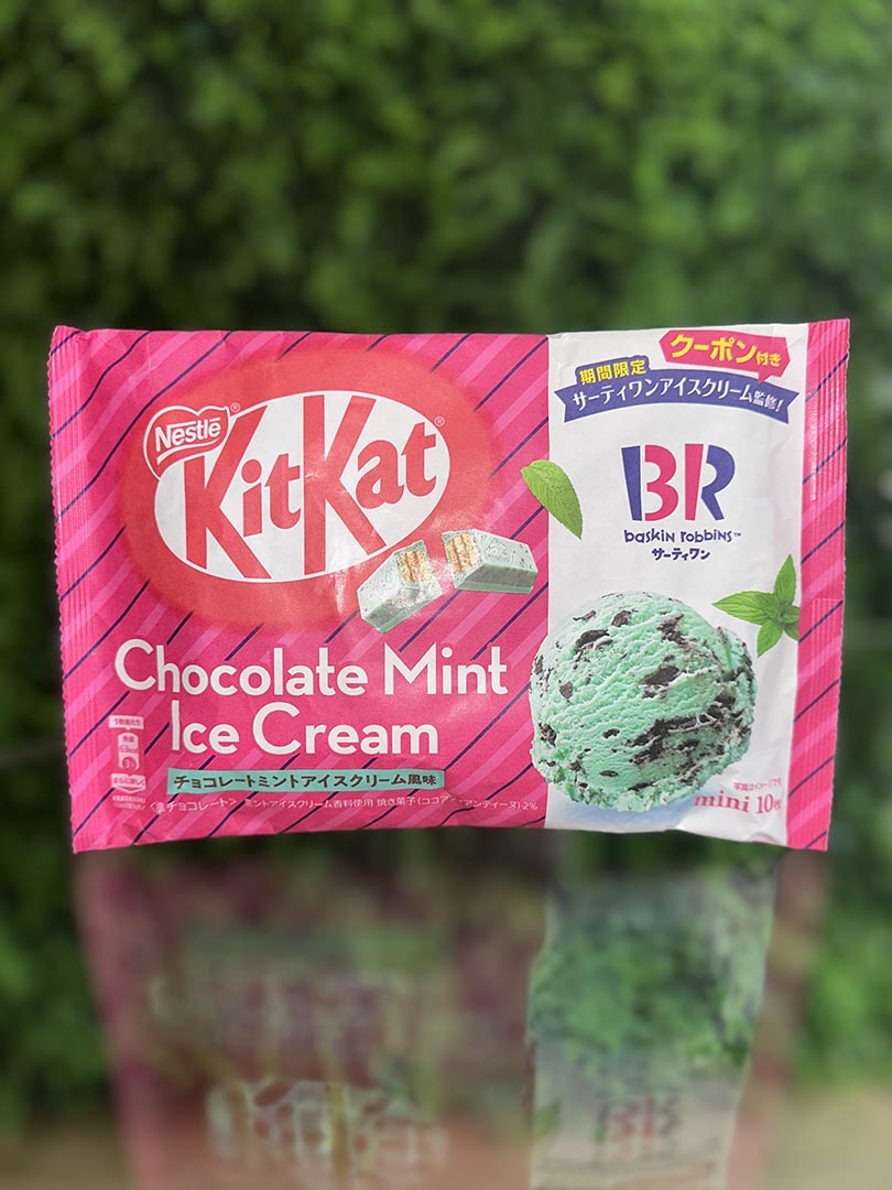 Kit Kat x Baskin Robins Chocolate Mint Ice Cream Flavor (Japan)