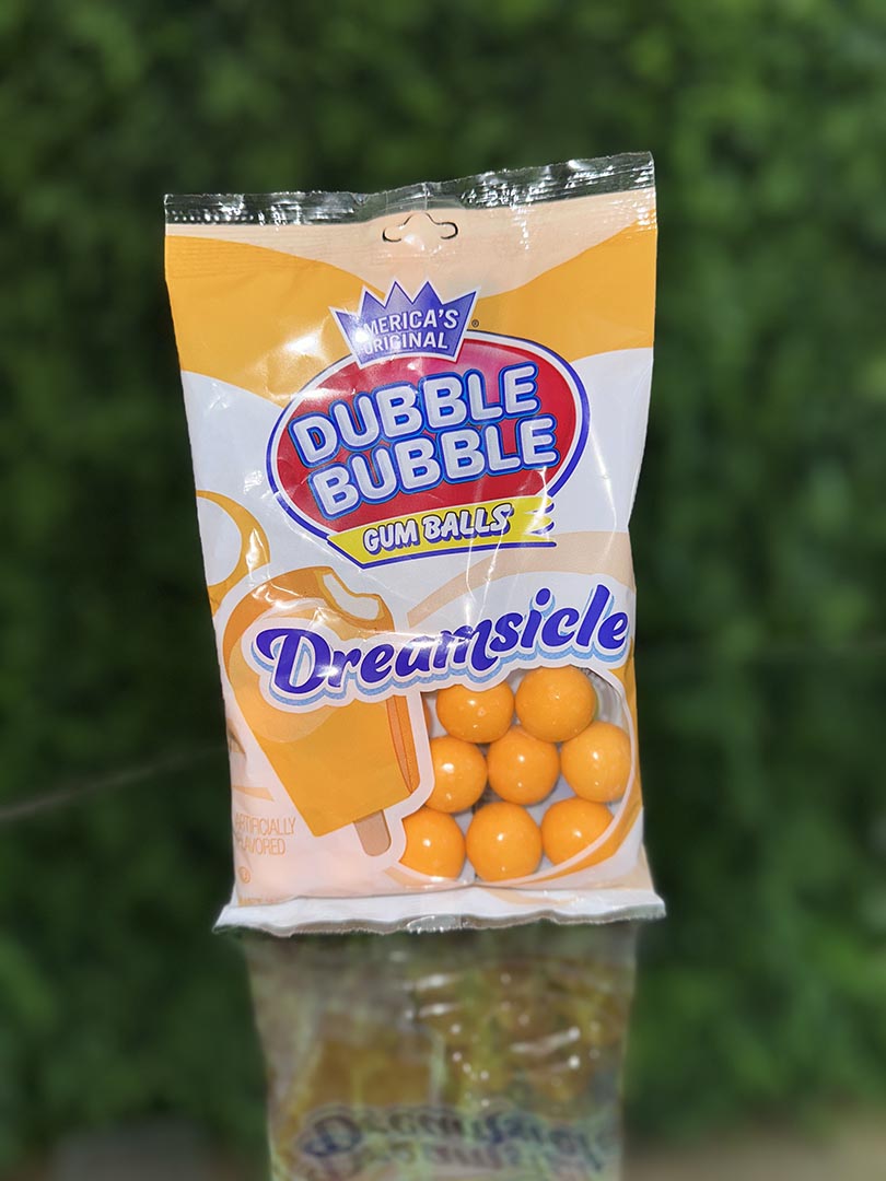 Dubble Bubble Gum Balls Dreamsicle Orange Cream Flavor