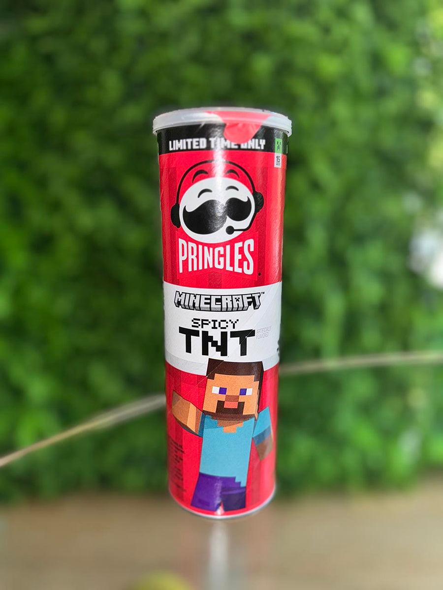 Limited Edition Pringles Minecraft Spicy TNT Flavor