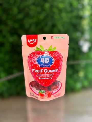 Peeler 4D Fruit Gummy juicy burst Strawberry Flavor