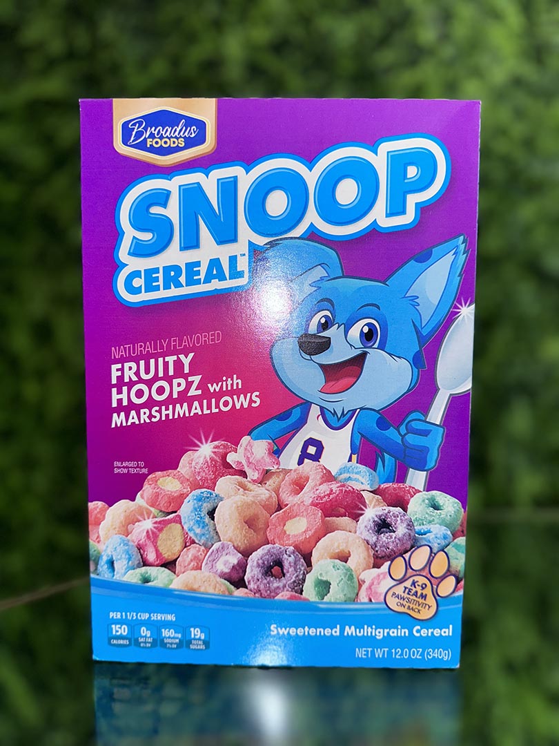 Snoop Dog Cereal Fruity Hoopz w/ Marshmallow