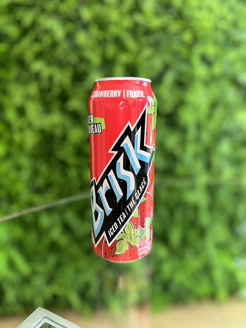 Brisk Strawberry Tea Flavor (Canada)
