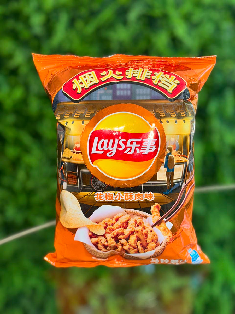 Lays Sichuan peppercorn crispy meat flavor(China)