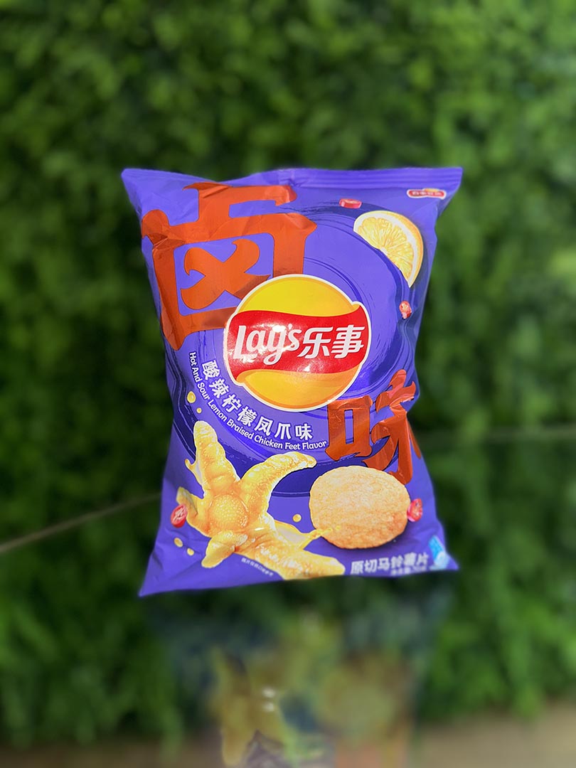 Lay's Hot and Spicy Lemon Braised Chicken Feet Flavor (China)