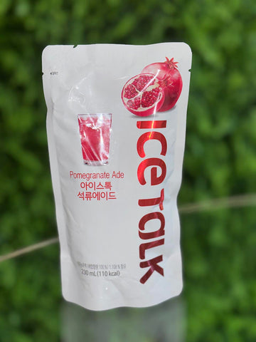 Ice Talk Pouch Drink Pomegranate Ade Flavor (Korea)