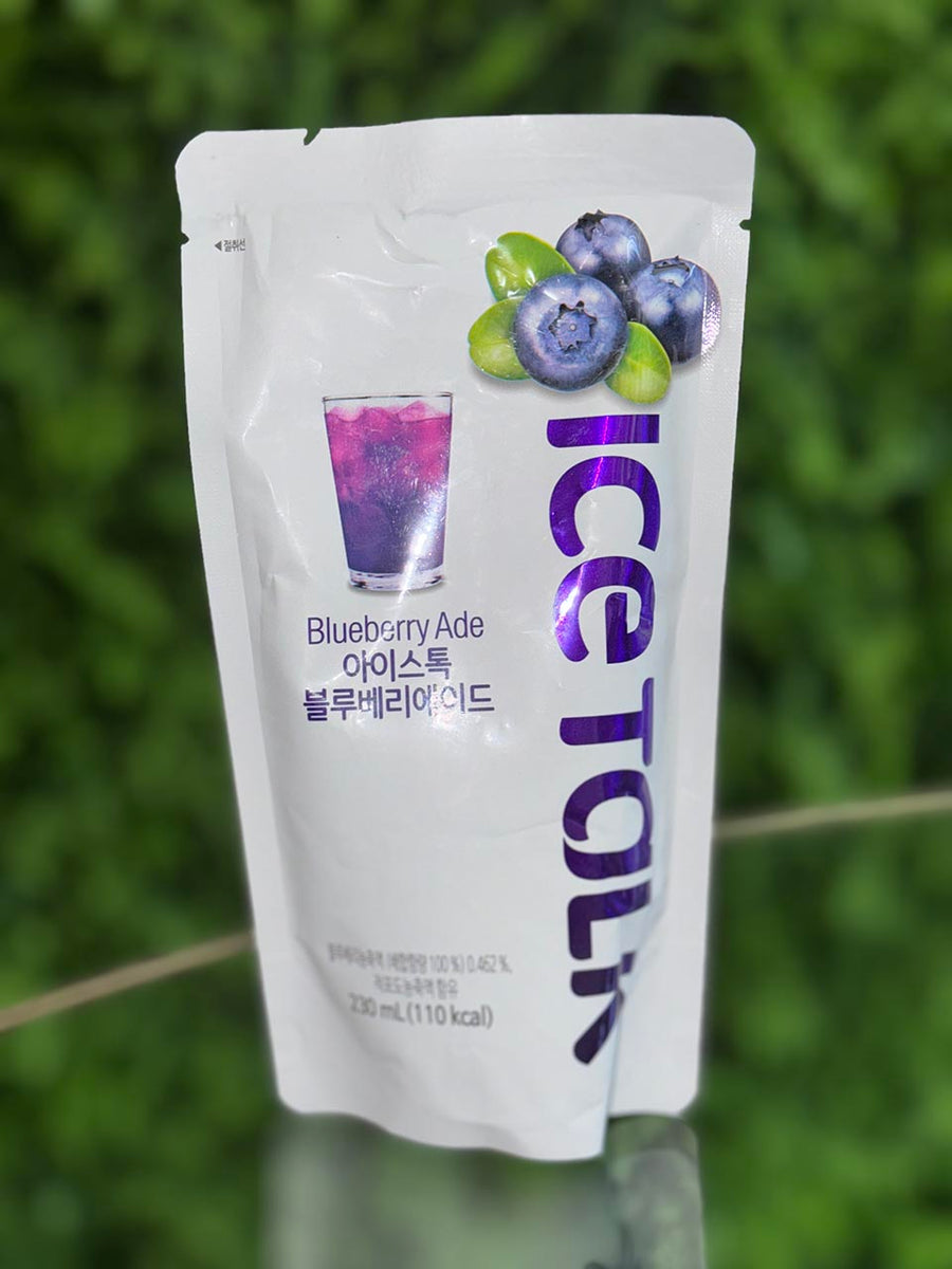 Ice Talk Pouch Drink Blueberry Ade Flavor (Korea)