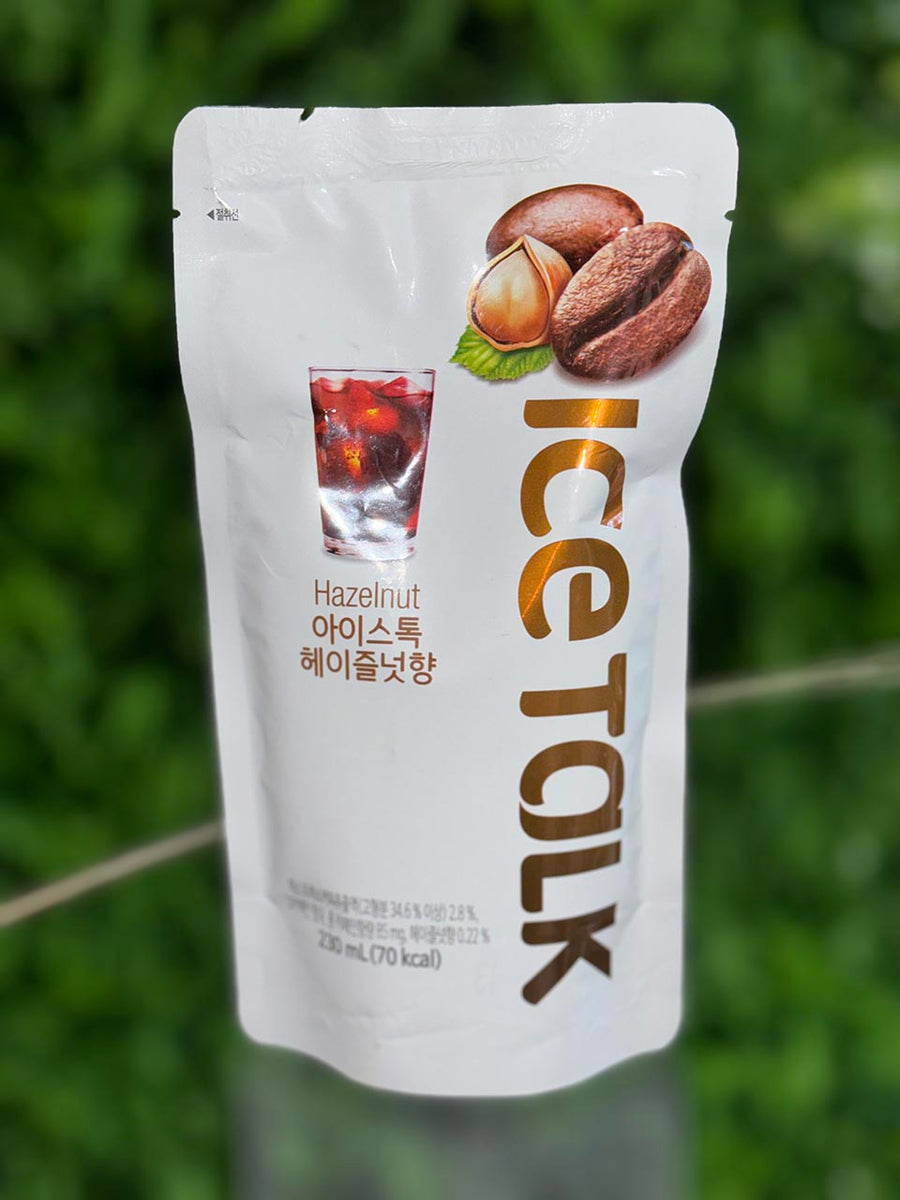 Ice Talk Pouch Drink Hazelnut Flavor (Korea)