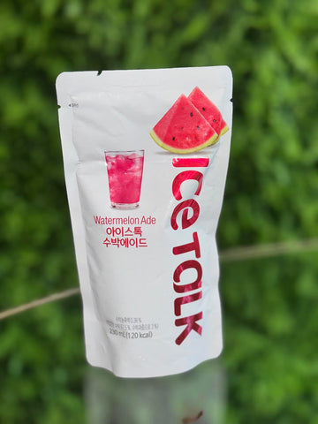 Ice Talk Pouch Drink Watermelon Ade (Korea)