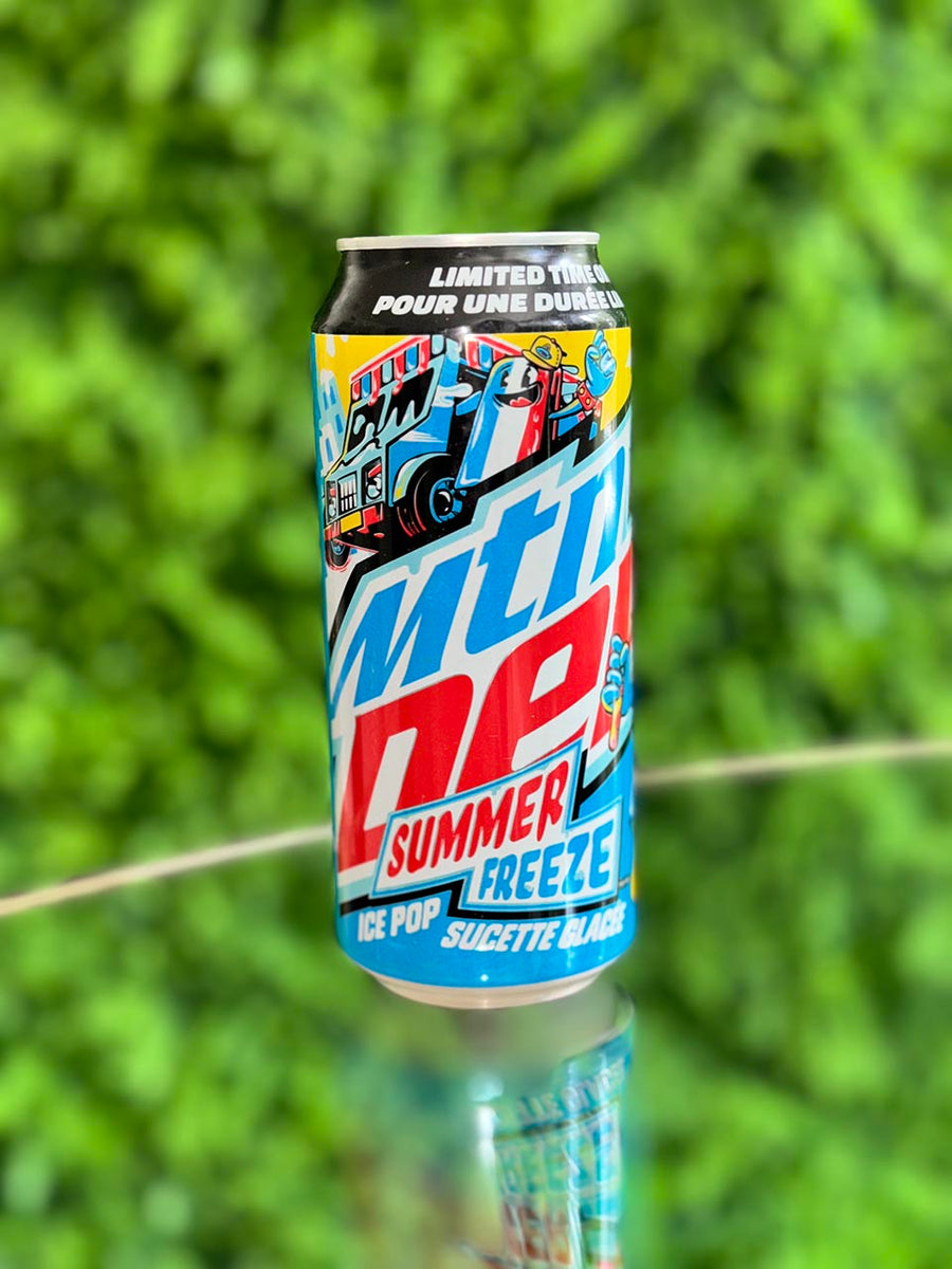 Limited Edition Mountain Dew Summer Freeze Ice Pop Flavor (Tall Can)