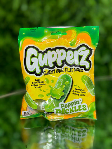 Gupperz Gummy Liquid Filled Poppin Pickle Flavor