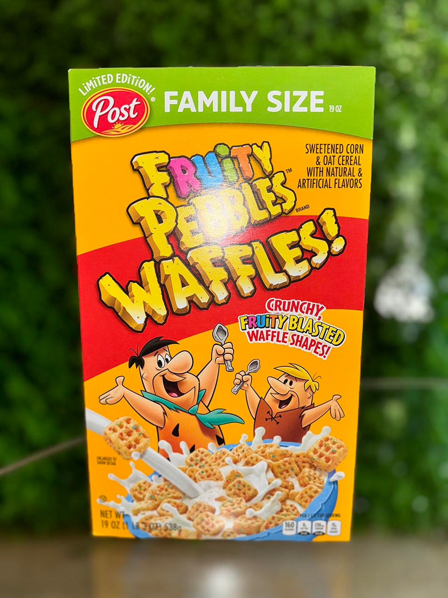 Fruit Pebbles Waffles Cereal