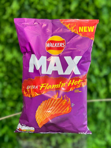 Walker Max Extra Flamin Hot Flavor (Large Bag) (UK)