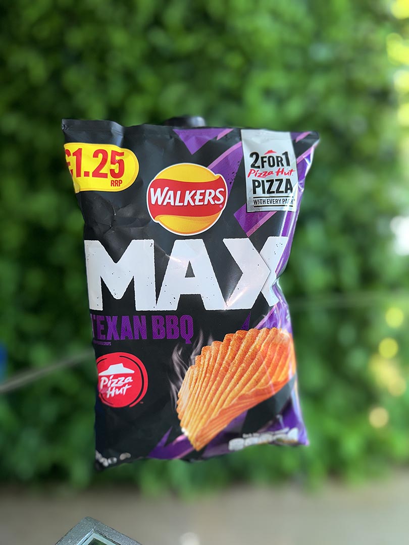 Walker Max Pizza Hut Texas BBQ Flavor (UK)