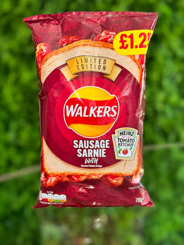 Limited Edition Walkers Sausage Sarnie Sandwich Flavor (UK)