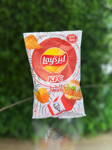 Limited Edition Lay's KFC Chicken Sandwich Flavor ( Small Bag ) (Saudi Arabia)