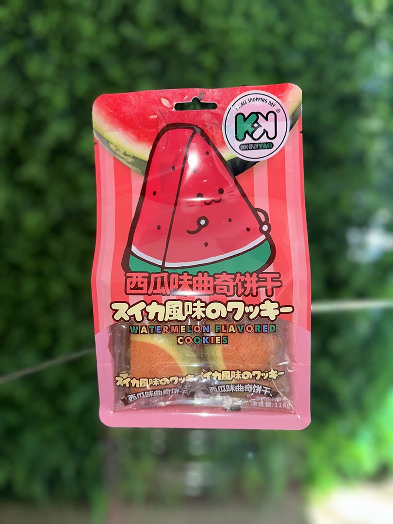 Watermelon Flavored Cookies (Taiwan)