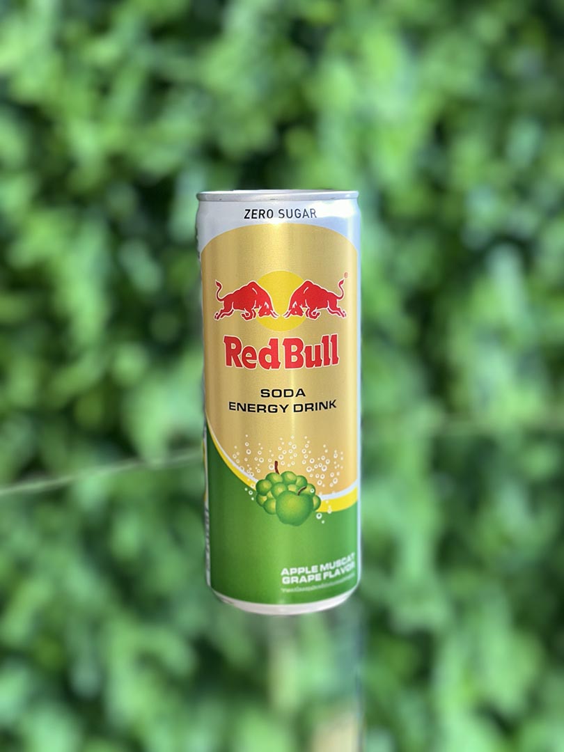 Red Bull Soda Energy Drink Apple Muscat Grape Flavor (Thailand)