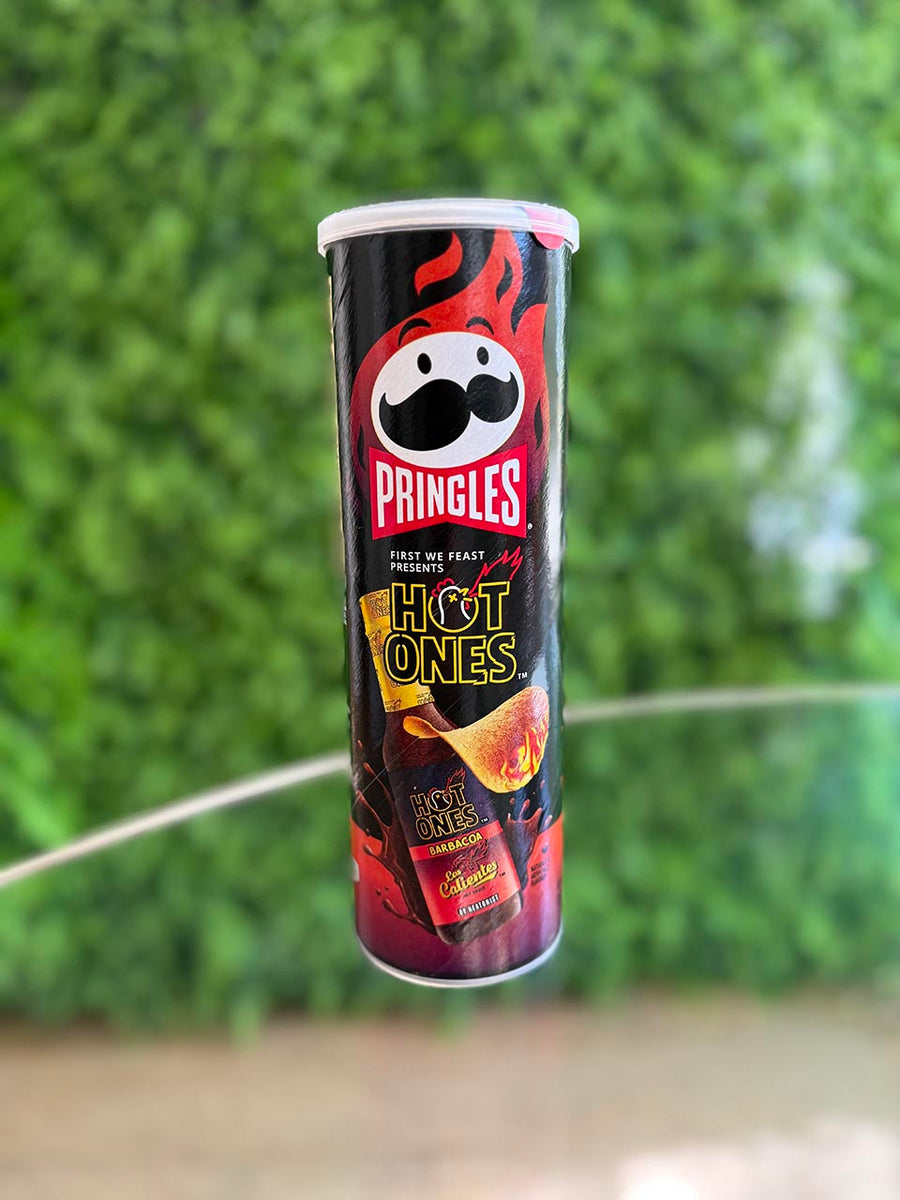 Pringles Hot Ones Los Calientes Barbacoa Flavor