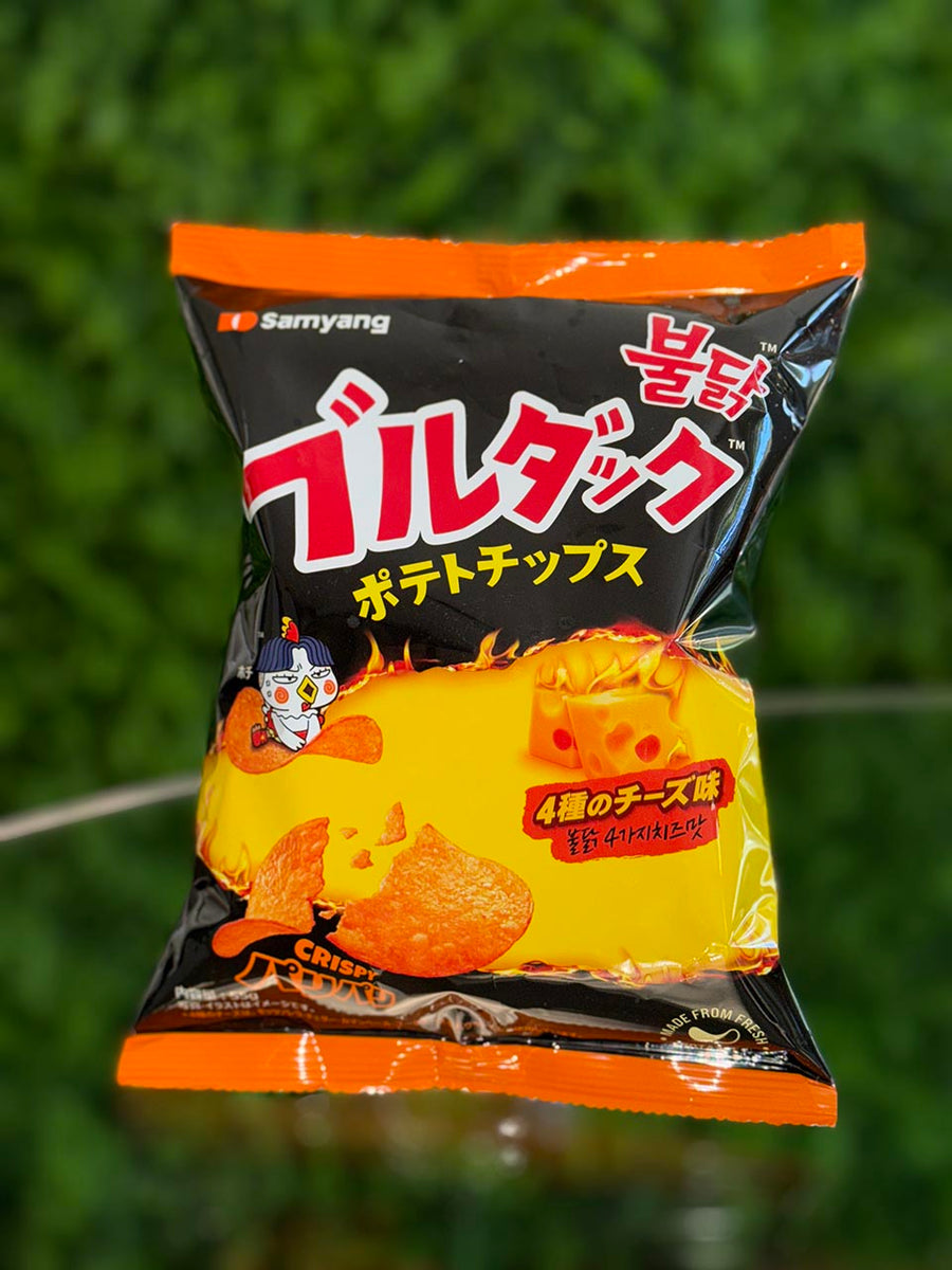 Buldak Ramen Crispy Potato Chips Spicy Cheese Flavor (Japan)