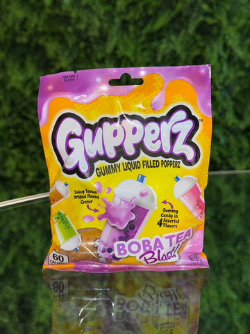 Gupperz Gummy Liquid Filled Poppers Boba Tea Blaster