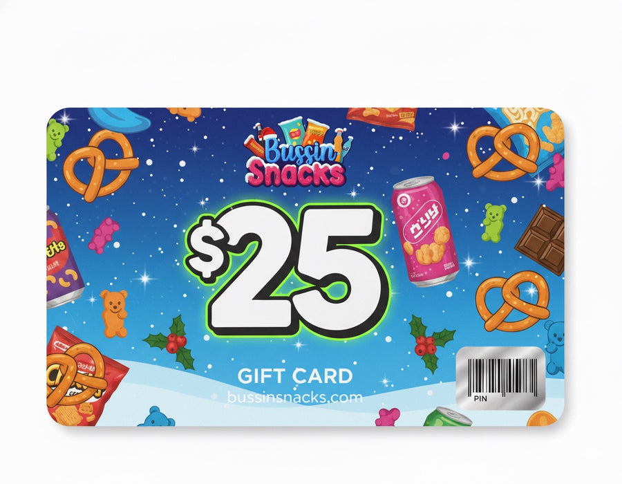 Bussin Snacks Holiday Gift Card