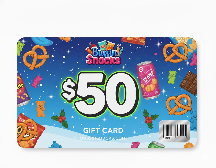 Bussin Snacks Holiday Gift Card