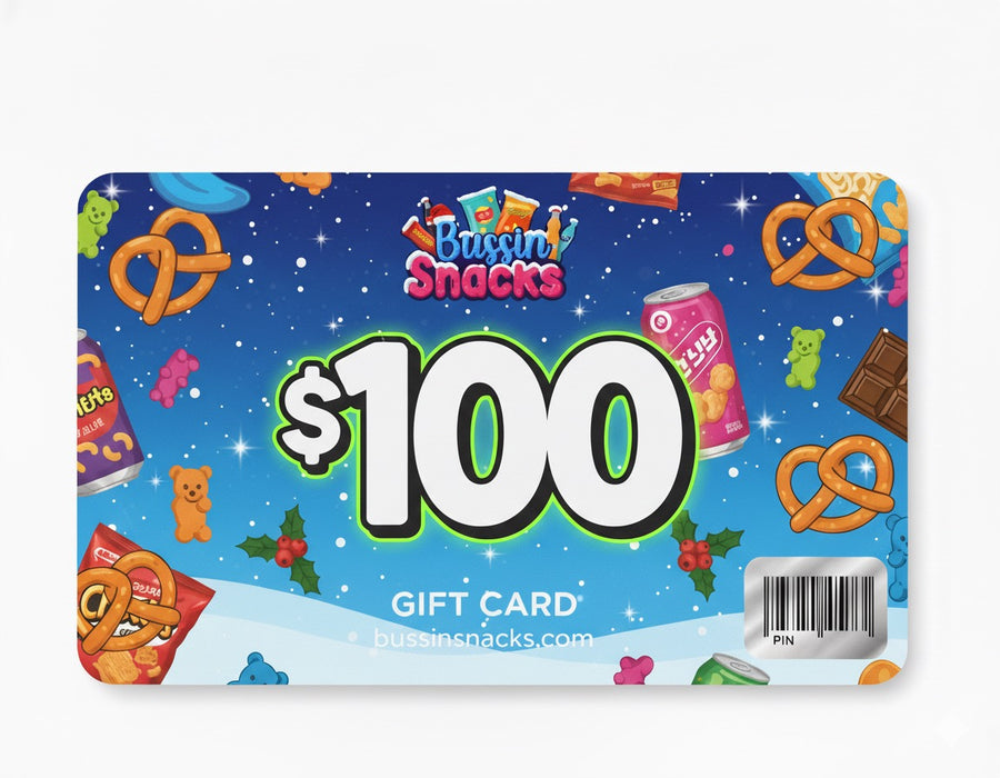 Bussin Snacks Holiday Gift Card