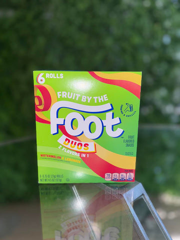 Fruit by The Foot Duos Watermelon and Lemonade Flavor