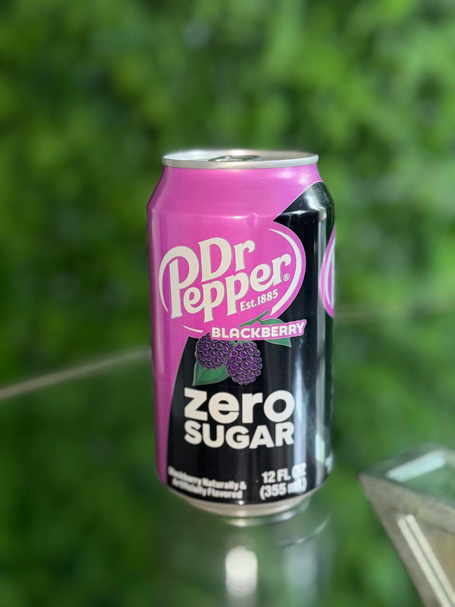 Dr Pepper Blackberry Flavor Sugar Free Can