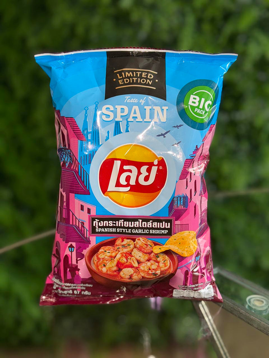 Limited Edition Lay's Spanish Style Garlic Shrimp Flavor (Thailand)