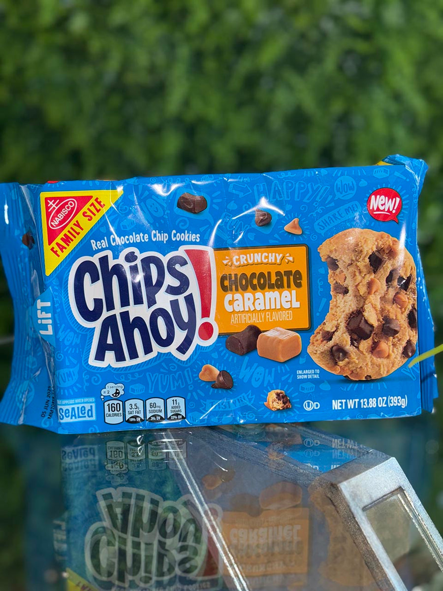 Chips Ahoy Crunchy Chocolate Caramel Flavor ( Family Size)