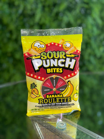 Sour Punch Bites Banana Roulette