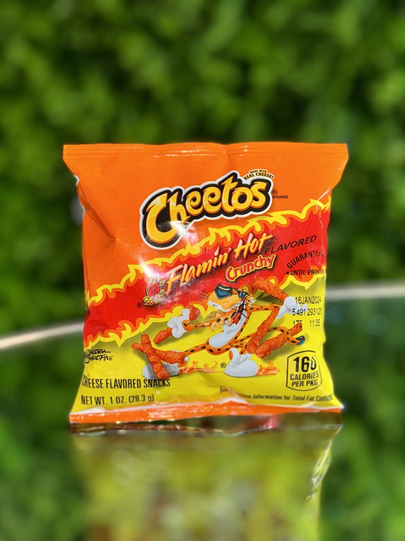 Cheetos Flamin Hot Crunchy ( Small Bag)