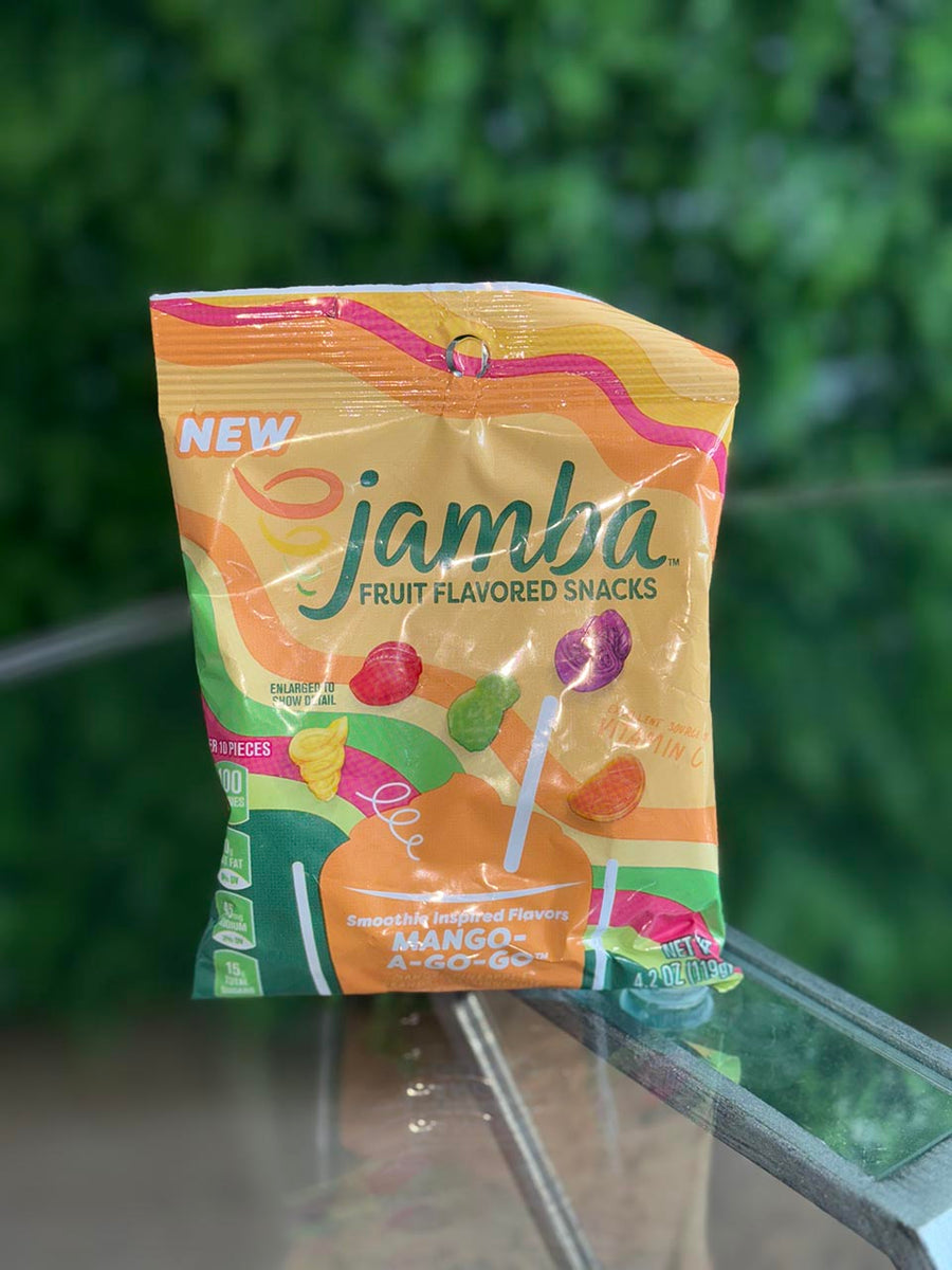 Jamba Juice Fruit Snacks Mango Go Go Flavor