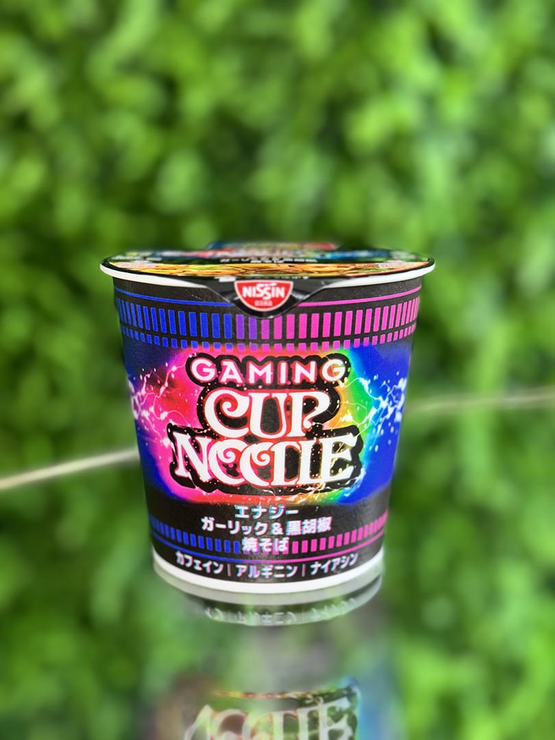 Gaming Cup Noodles Energy Garlic & Black Pepper Yakisoba Flavor (Japan)
